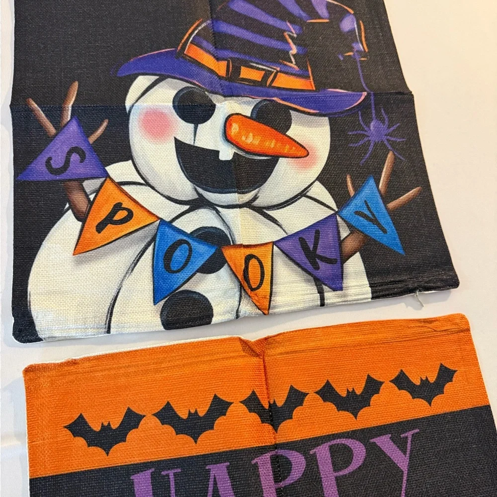 Halloween Pillow Covers One Sided 16x16